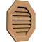 Ekena Millwork Octagonal Gable Vent Functional, Western Red Cedar Gable Vent w/1" x 4" Flat Trim Frame, 36"W x 36"H GVWOC36X3601SFUWR - alternate 3